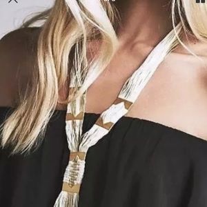 Free people $38 open road ombré necklace boho